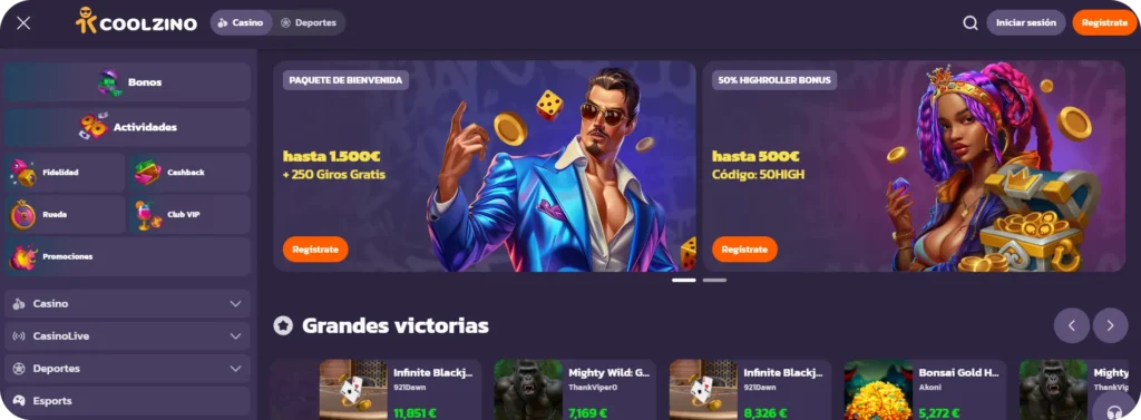 Coolzino Casino official