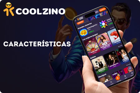 Características Coolzino Casino app download