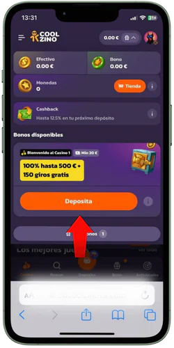 Realizar un depósito